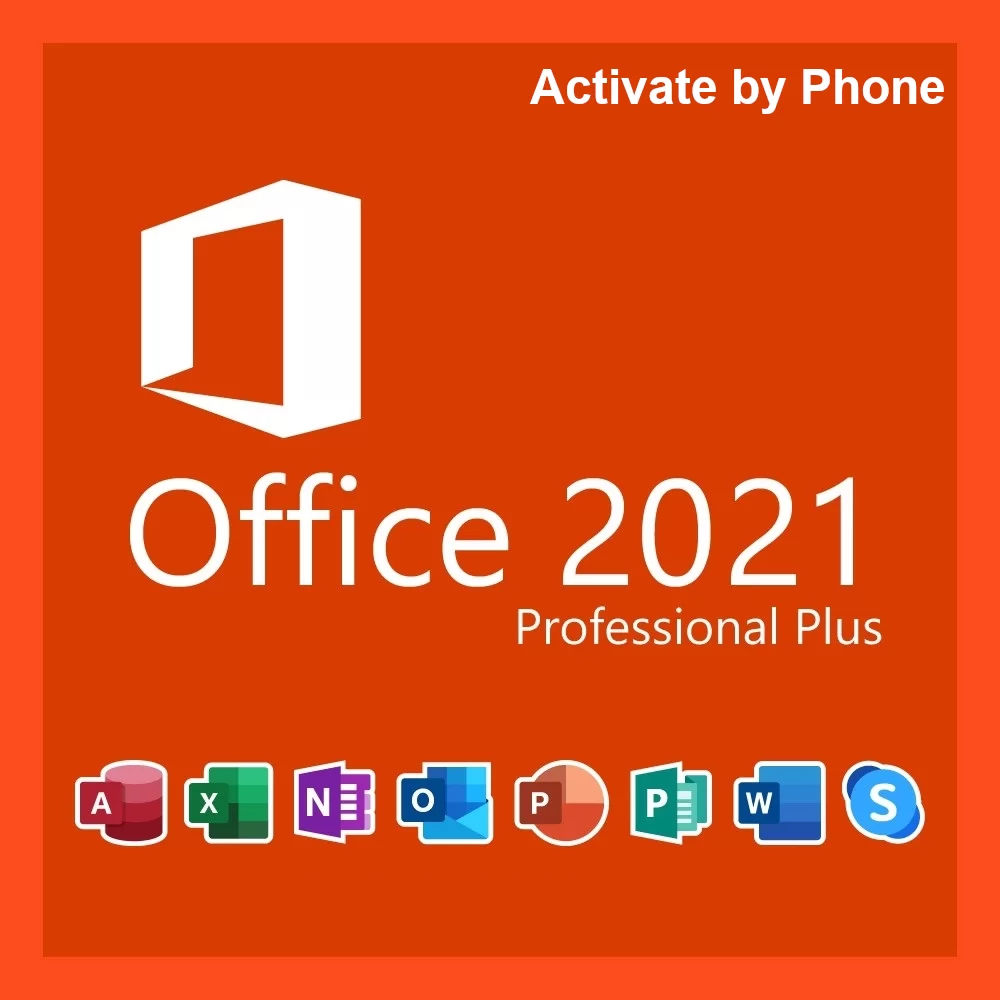 Microsoft Office 2021 Pro Plus 1PC [Activate by Phone]