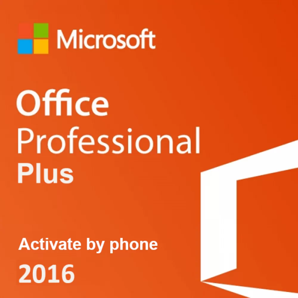 Microsoft Office 2016 Pro Plus 1PC [Activate by Phone]