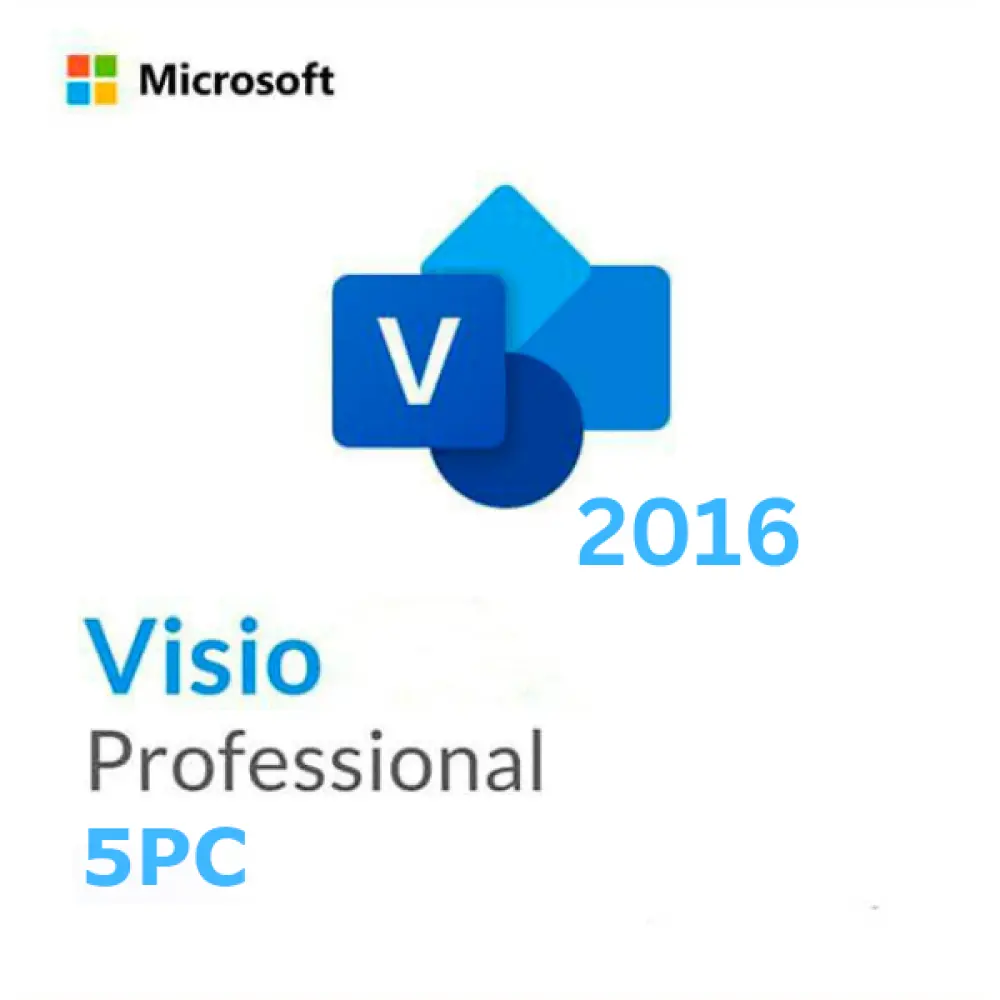 Microsoft Visio 2016 Professional 1PC [Retail Online]